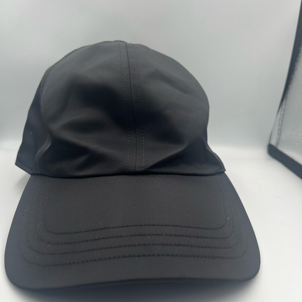 Lululemon Black Adjustable Baseball Cap Hat Metal Buckle - Picture 2 of 8